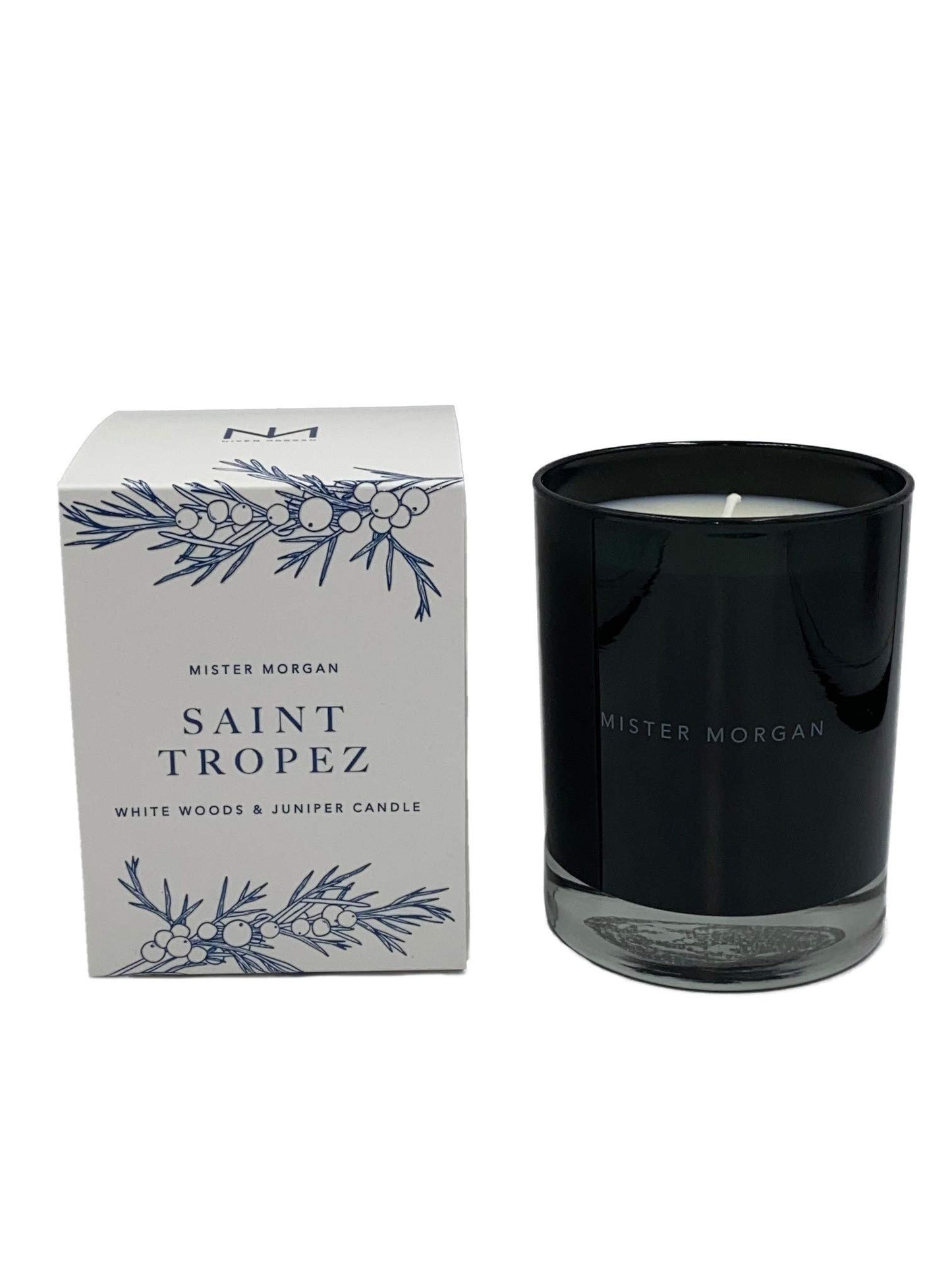 Mister Morgan Saint Tropez, White Woods and Juniper Candle, 11 Ounces
