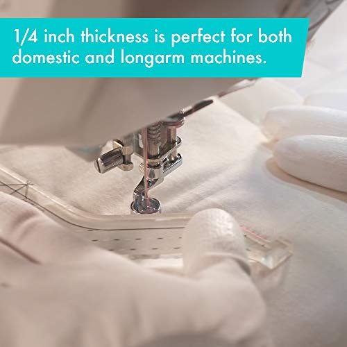 Creative Grids Machine Quilting Tool Chevy – CGRQTA7 – Made in USA, Non-Slip Grip Acrylic Quilting & Sewing Template Ruler for Free-Motion Quilt Patchwork Design on Domestic Sewing & Longarm Machines