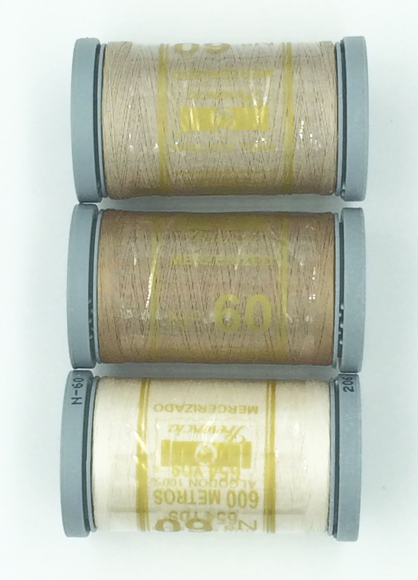 Presencia Cotton Thread Doug Leko Neutrals Sampler #2 60wt / 600M / 3 spools