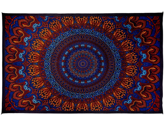 Sunshine Joy 3D Origin Of Life Tapestry Tablecloth Wall Art Beach Sheet Huge 60x90 Inches - Amazing 3D Effects
