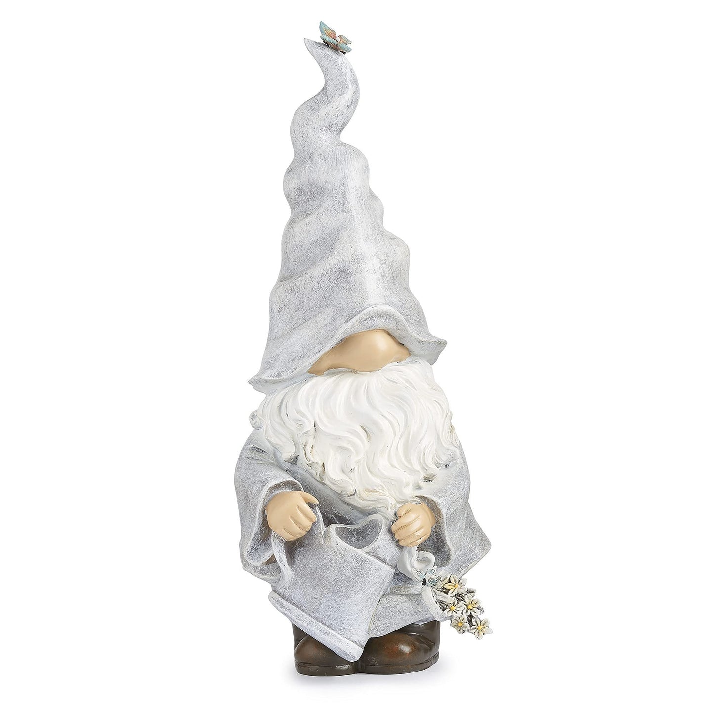 Roman Giftware Inc., Garden Collection, Gnome with Watering Can Statue, 13.75" H, Decorative, Garden Gift, Home Outdoor Decor