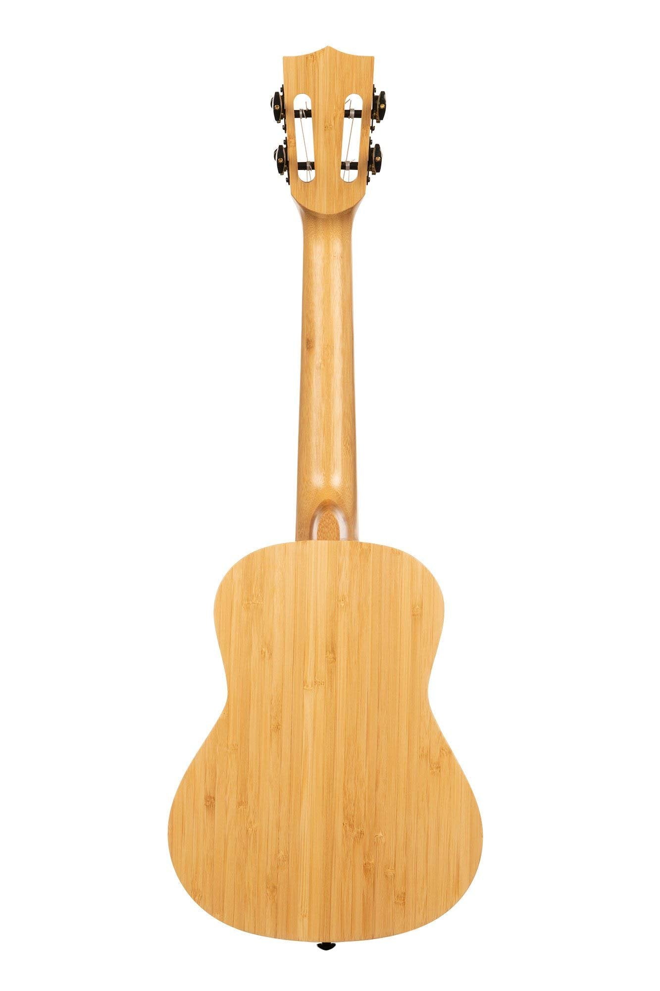 Kala Brand Music Co. Bamboo Collection, 4-String Ukulele, Right, Natural, Concert (KA-BMB-C)