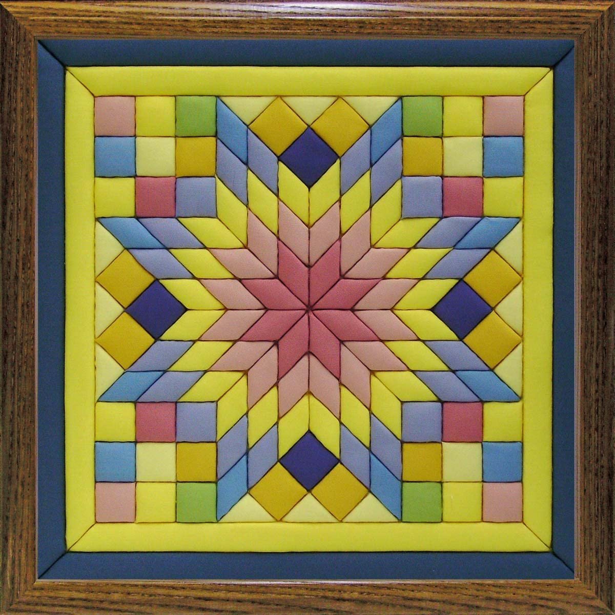 Quilt Magic Diamond Star No-Sew Quilt Kit