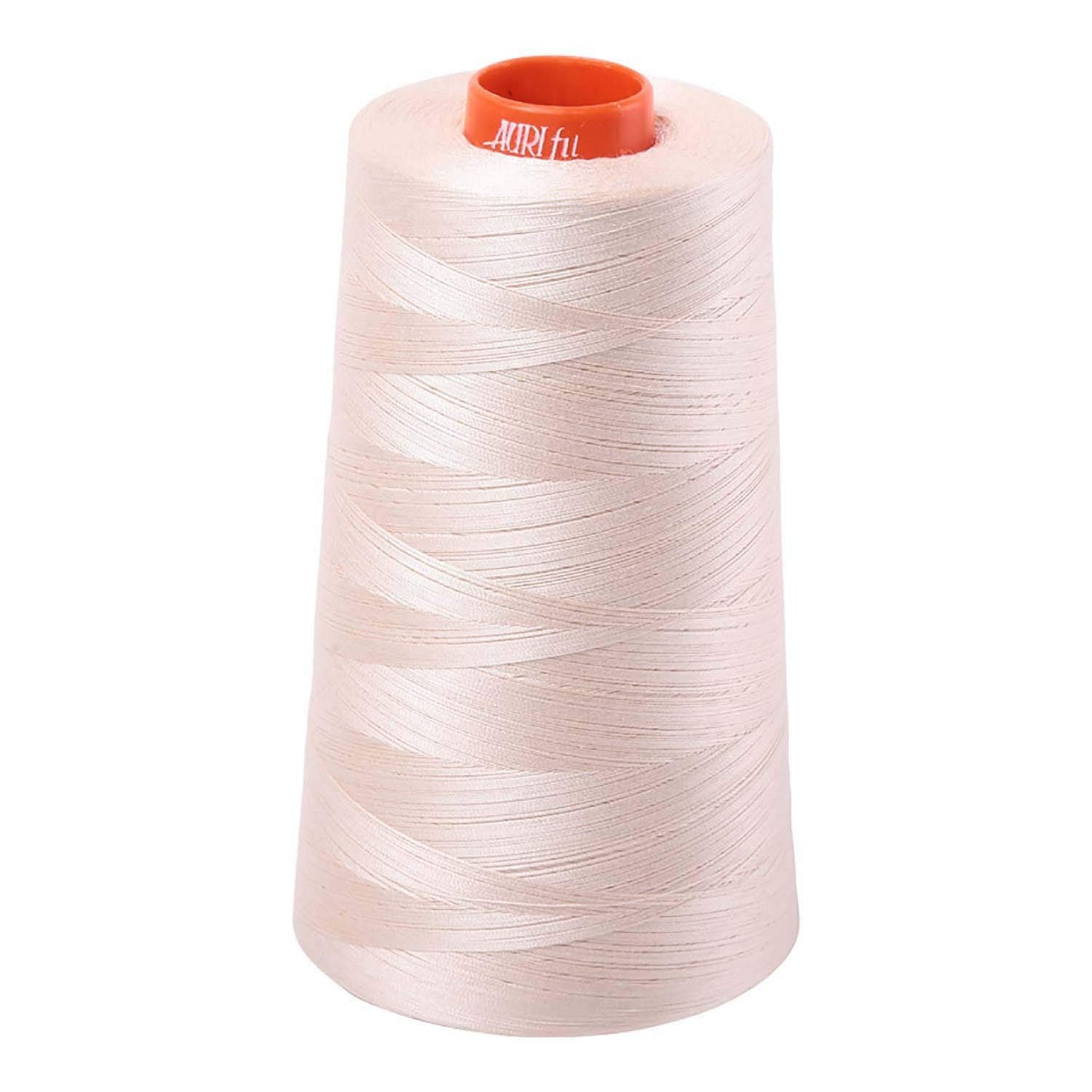 Aurifil 2311 Mako 50 Wt 100% Cotton Thread, 6452 Yard Cone Muslin