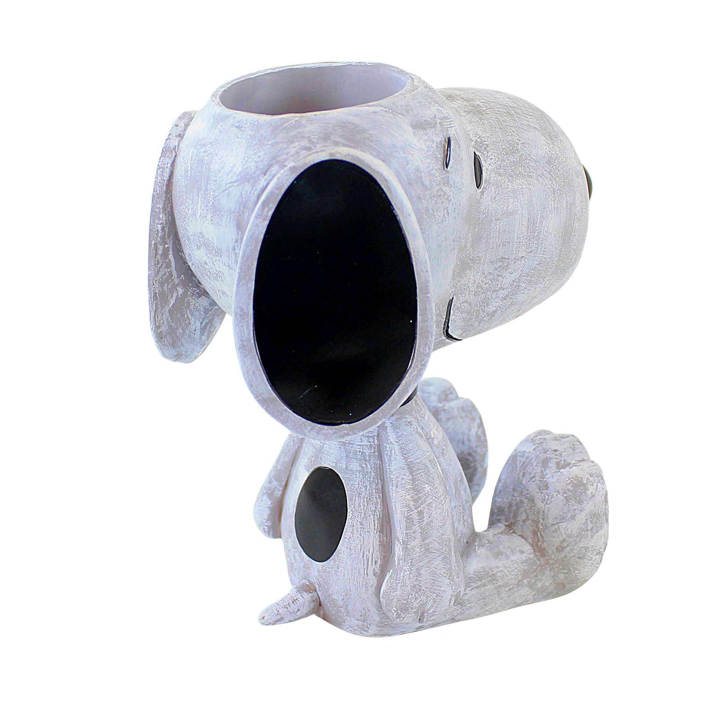 Roman Snoopy Planter, 8-inch Height, Resin, Stone Mix, Home, Garden, Outdoor