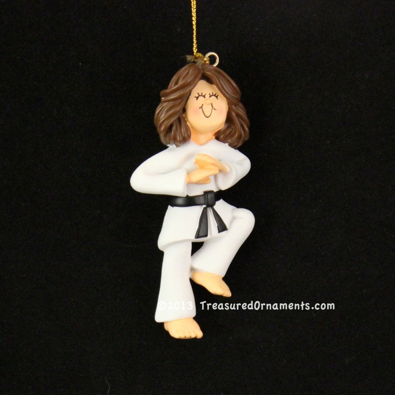 Karate (Girl, Brunette) by Ornament Central