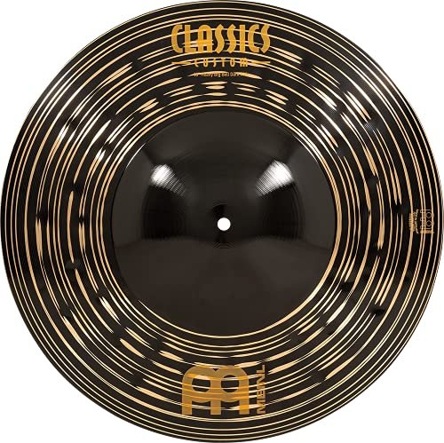 Meinl Cymbals Classics Custom Heavy Dark 18" Big Bell Ride Cymbal for Drum Set — Made in Germany — B12 Bronze, 2-Year Warranty, (CC18HBBDAR)