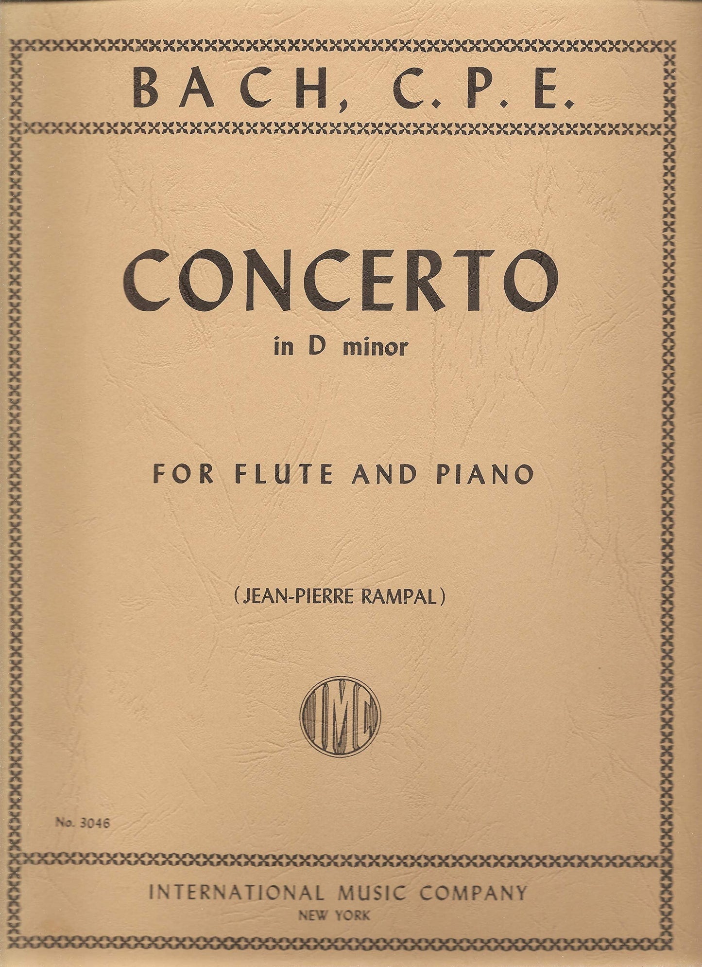 Bach, C.P.E.: Concerto in D Minor for Flute and Piano
