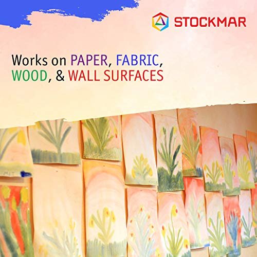 Stockmar Watercolor Paint Set - Includes Carmine Red, Lemon Yellow, Ultramarine Blue- Washable Paint for Kids, Students, & Artists (3 Bottles, 20 mL)