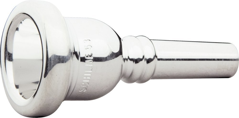 Schilke Standard Large Shank Trombone Mouthpiece in Silver 53 Silver