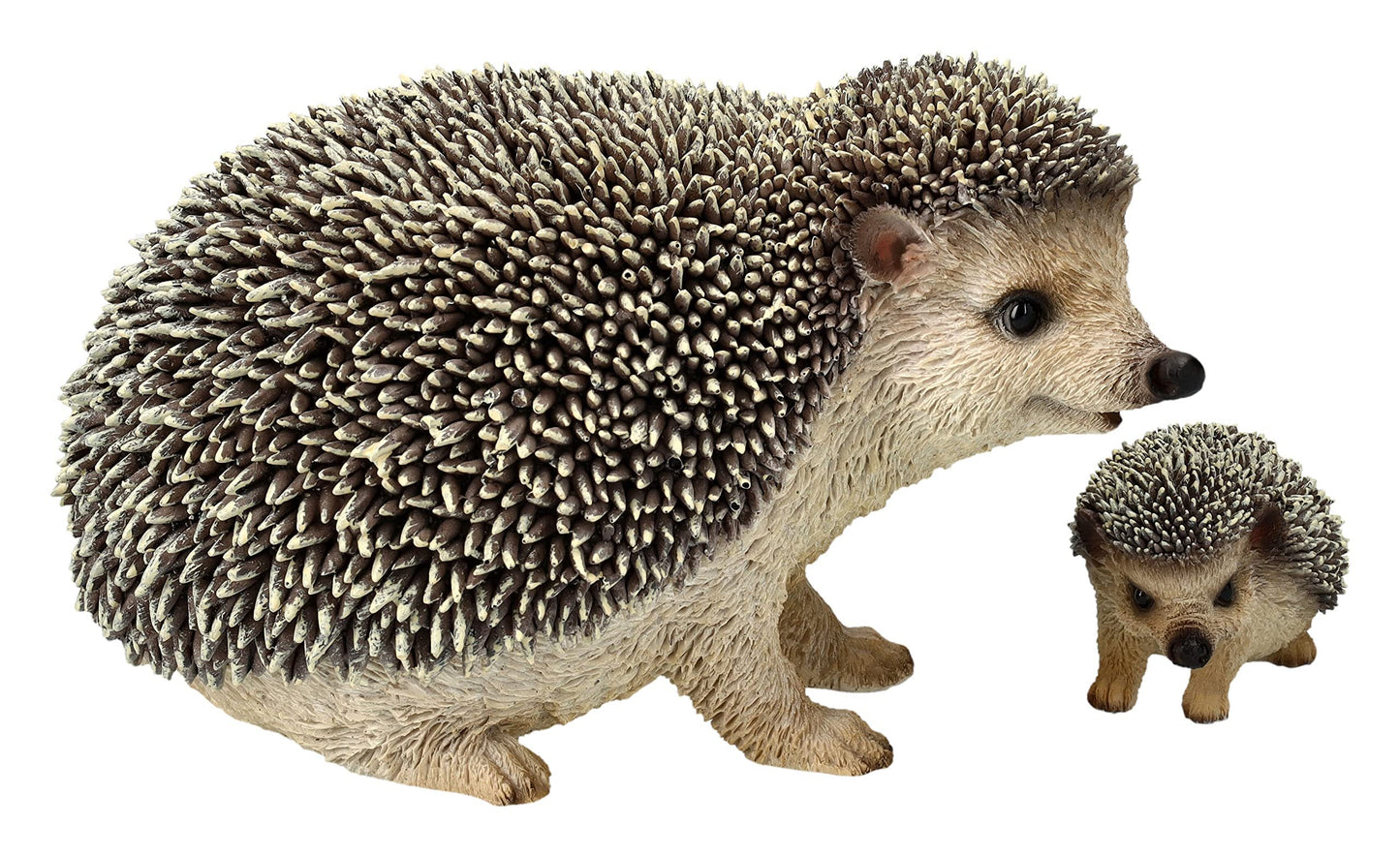 Pacific Trading Mother and Baby Hedgehog Figurine 17 Inch Multicolor
