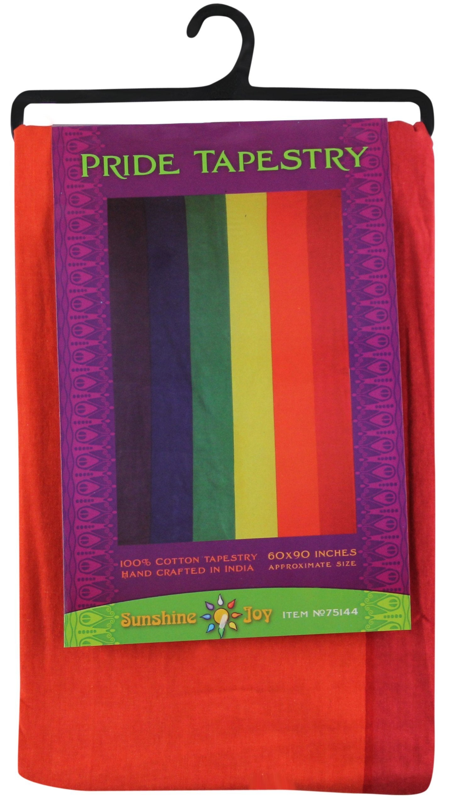 Sunshine Joy Gay Pride Tapestry - Beach Sheet - Bedspread - Window Hanging (60X90 inches)