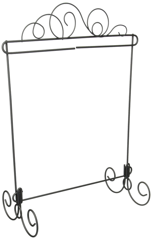 Ackfeld Table 11.5x11.5 Grey Meandering Single Stand Silver, 11.5" x 11.5"