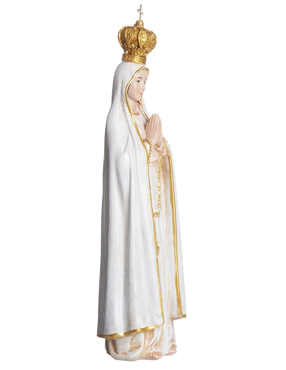 Roman Joseph's Studio Inc.. Our Lady of Fatima Figure, for 6" Scale Renaissance Collection, 7" H, Resin and Stone, Religious Gift, Decoration, Collection, Durable, Long Lasting