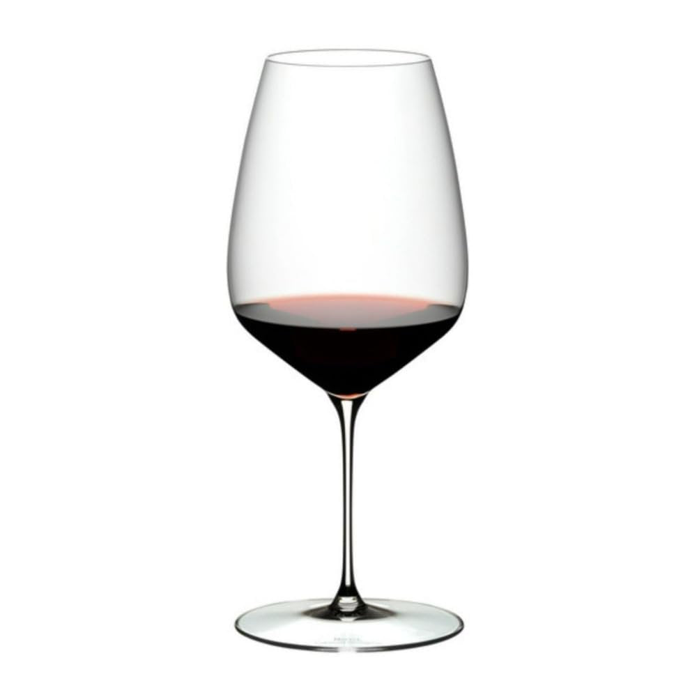 Riedel Veloce Cabernet and Merlot Machine-Made Dishwasher-Safe Diamond-Shaped Crystal Glass (4-Pack, Clear)