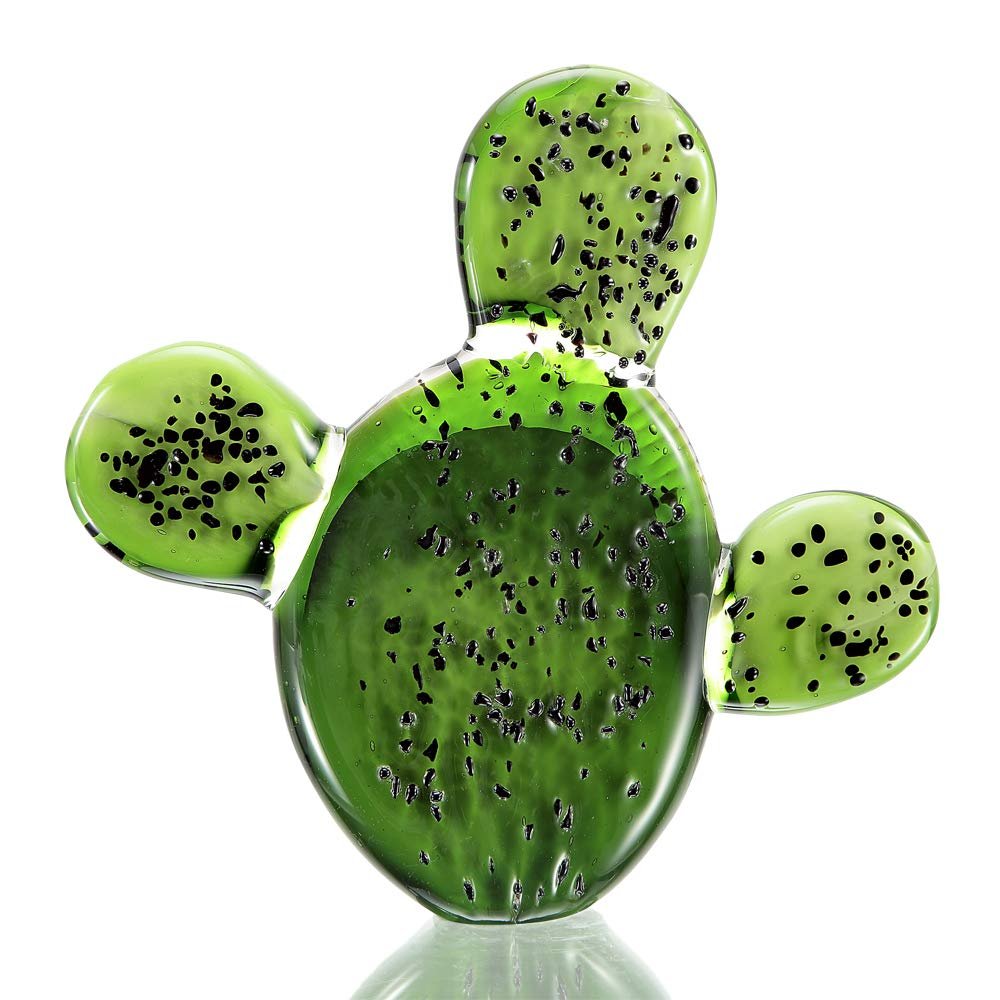 SPI Art Glass Prickly Pear Cactus