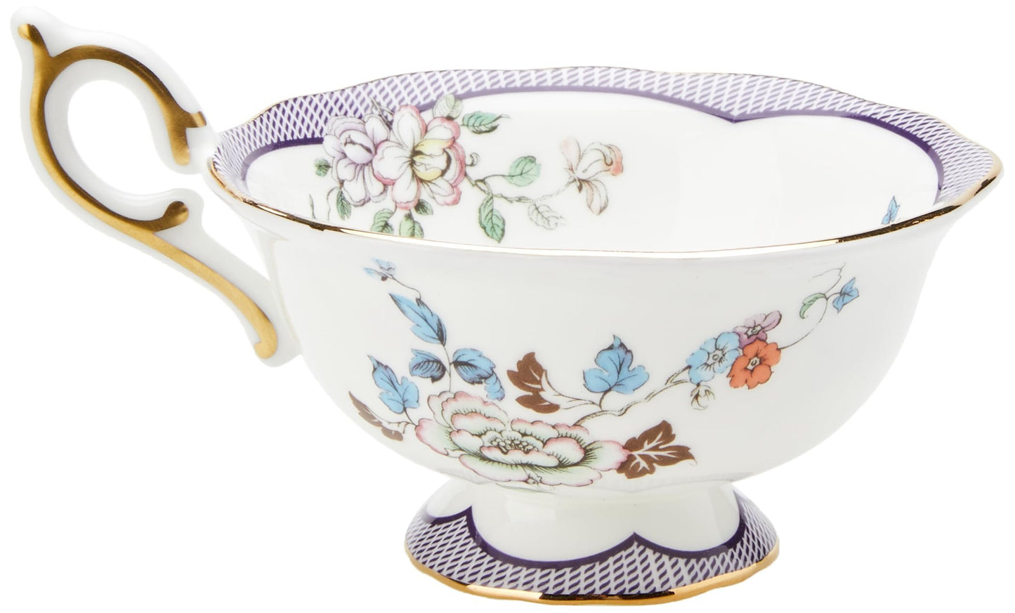 Wedgwood Wonderlust Midnight Crane Teacup & Saucer Set