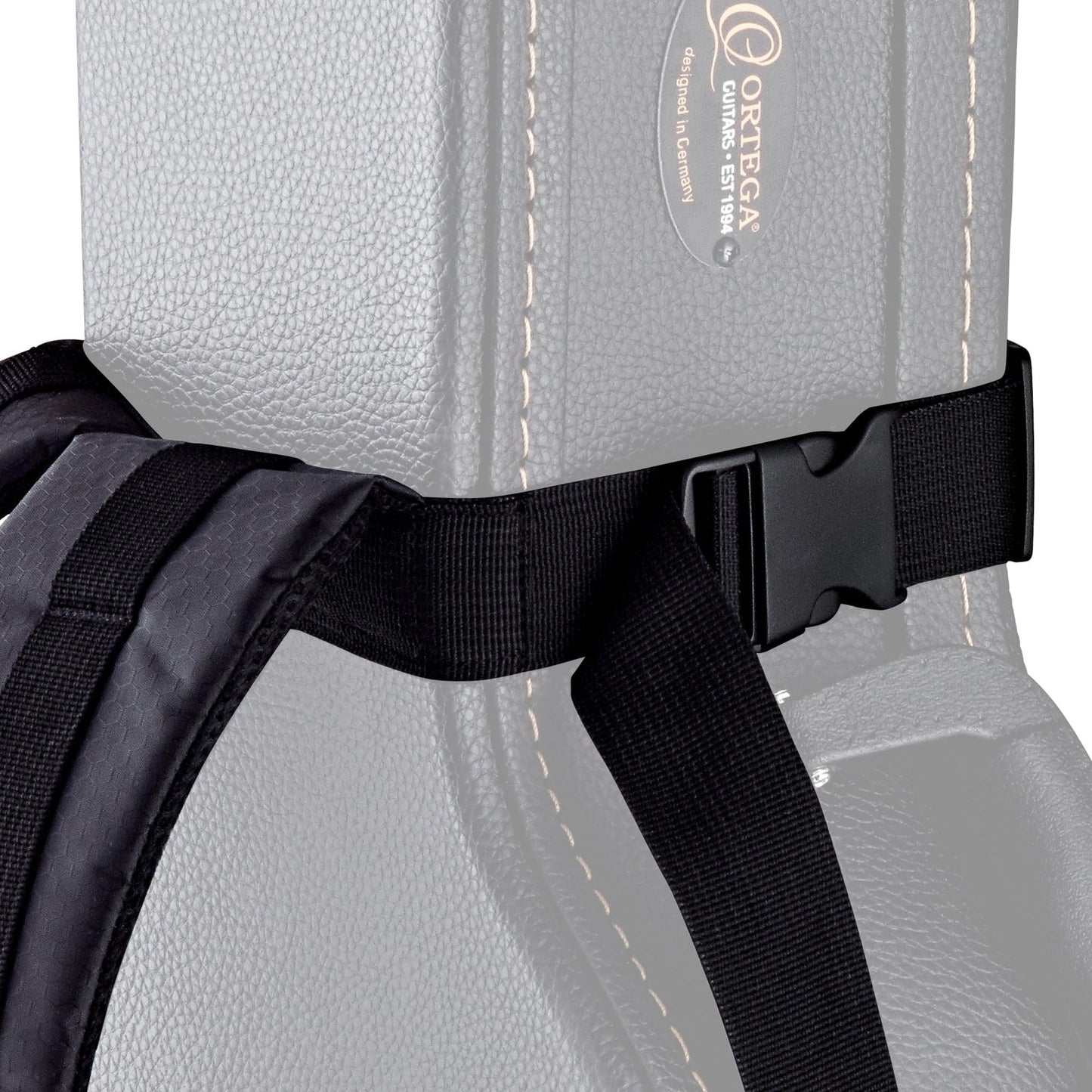 Ortega Guitars Hardshell Case Backpack Straps-Carry Your Hardcase Like a Gig Bag-Black, one Size (OBPS)