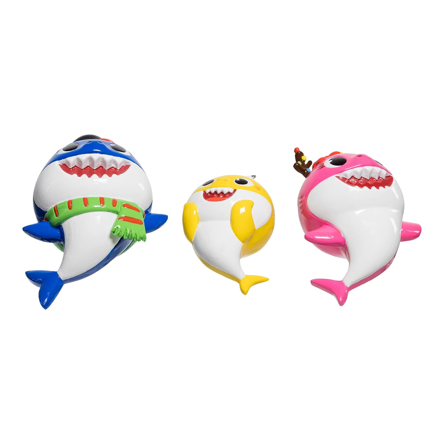 Baby Shark™ Santa Family Ornaments, 3-Piece Set
