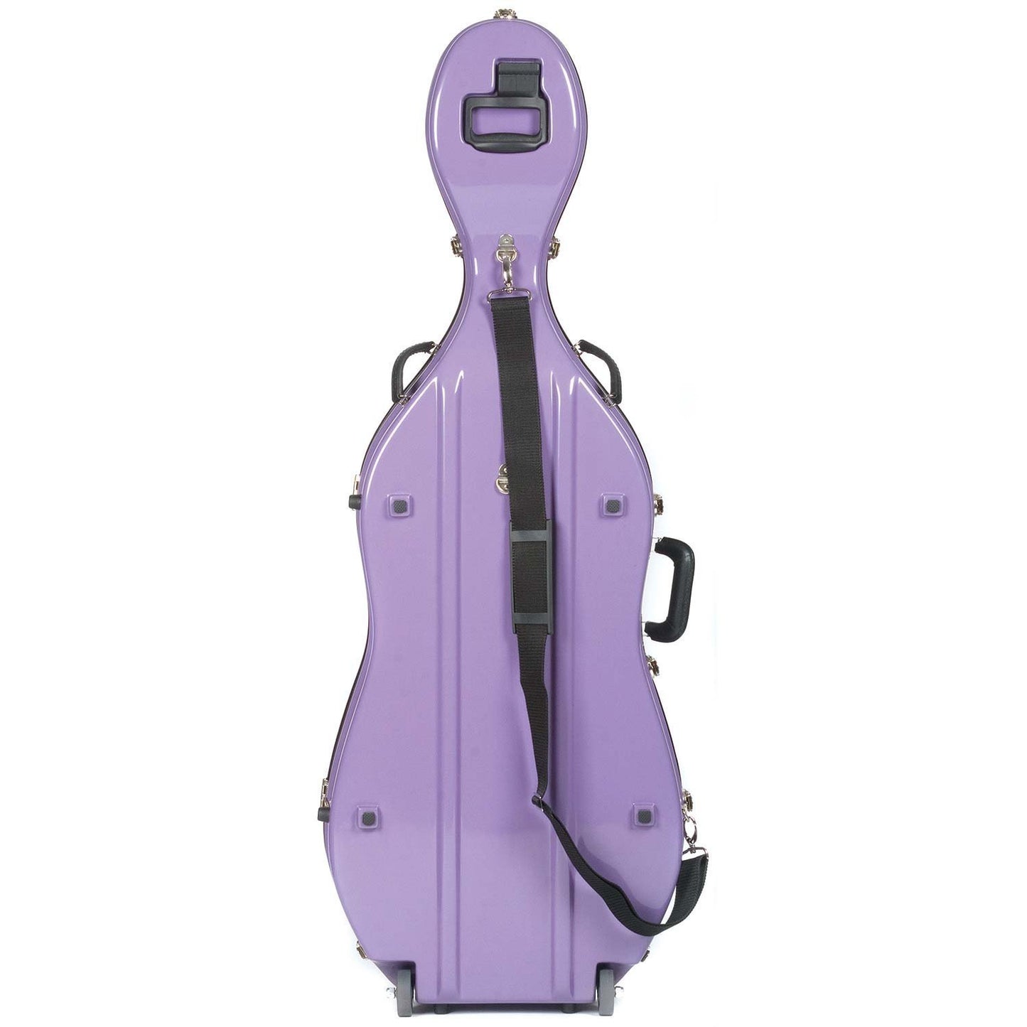 Bobelock 2000W Purple Fiberglass 4/4 Cello Case