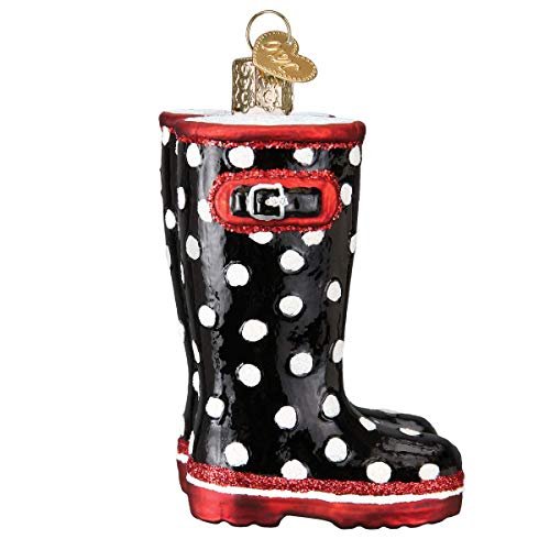 Old World Christmas Rubber Boots Ornament, Multi