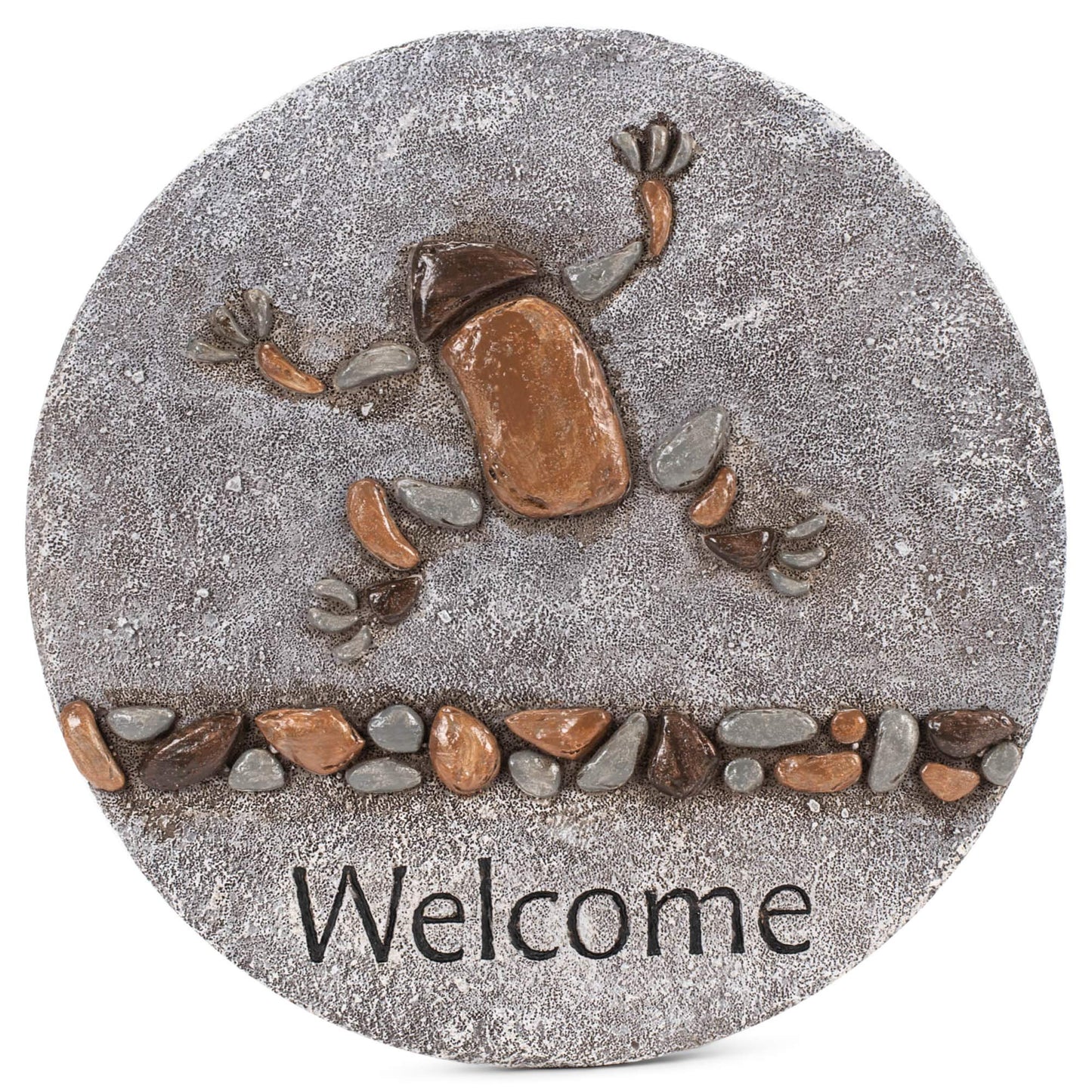 Roman Giftware Inc., Garden Collection, 11.75" D Frog Stepping Stone,Religious, Inspirational, Durable (11x11x1)