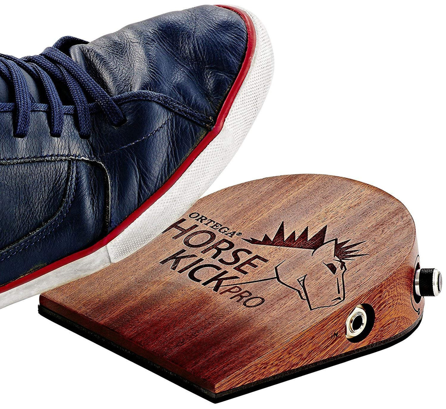 Ortega Guitars Digital Singer-Songwriter Percussion Stomp Box with 5 Samples (HORSE KICK PRO)