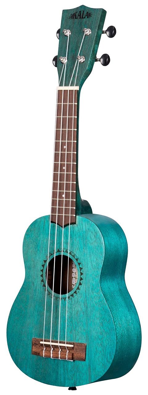 Kala Brand Music Co., 4-String Ukulele, Right, Ocean Blue (KA-MRT-BLU-S)