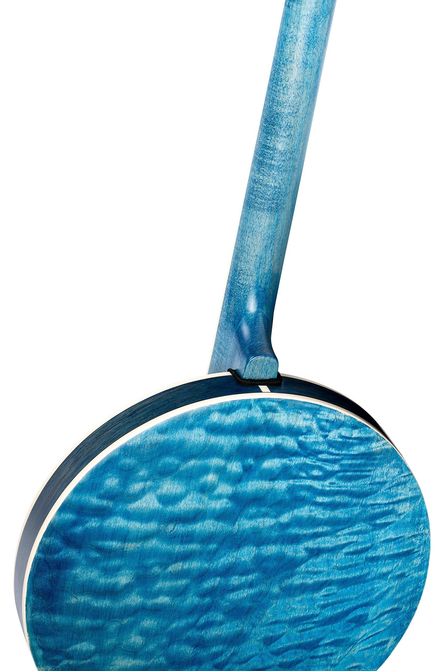 Ortega Guitars Facon Falcon Series 5-String Quilted Maple Resonator Acoustic-Electric Banjo w/Bag, Right (OBJE400TBL)