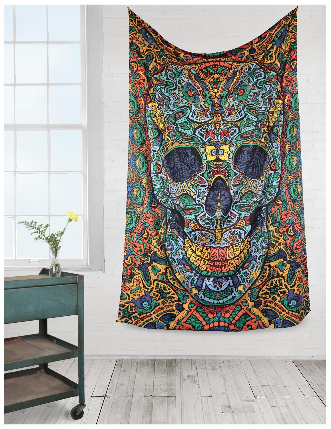 Sunshine Joy® 3D Skull Tapestry - Beach Sheet - Hanging Wall Art