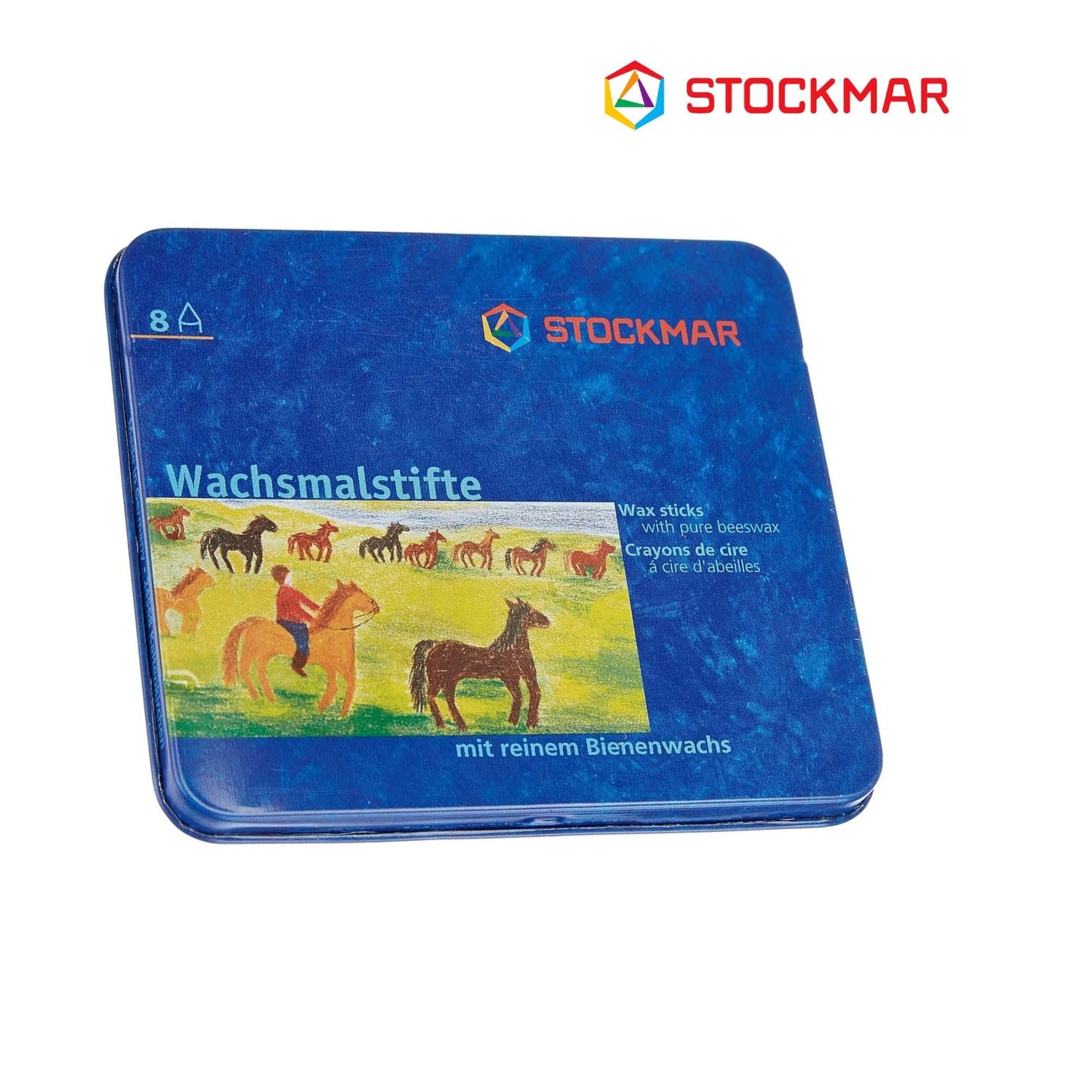 Stockmar Wax Stick Crayons - 8 Colors