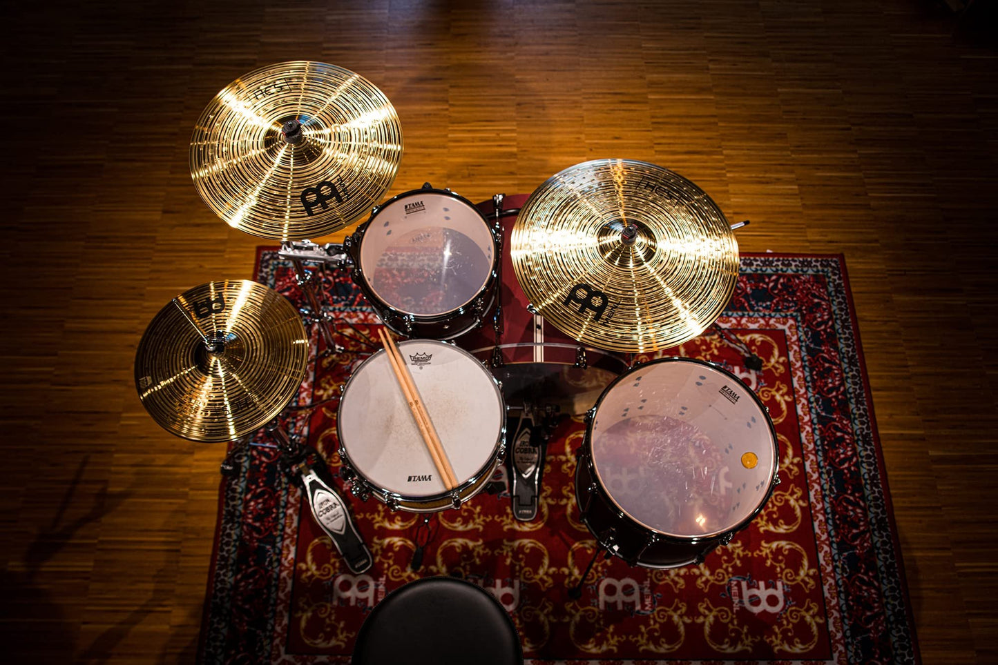 Meinl Cymbals HCS141620 HCS Cymbal Box Set Pack with 14-Inch Hi Hat Pair, 16-Inch Crash, 20-Inch Ride (VIDEO)