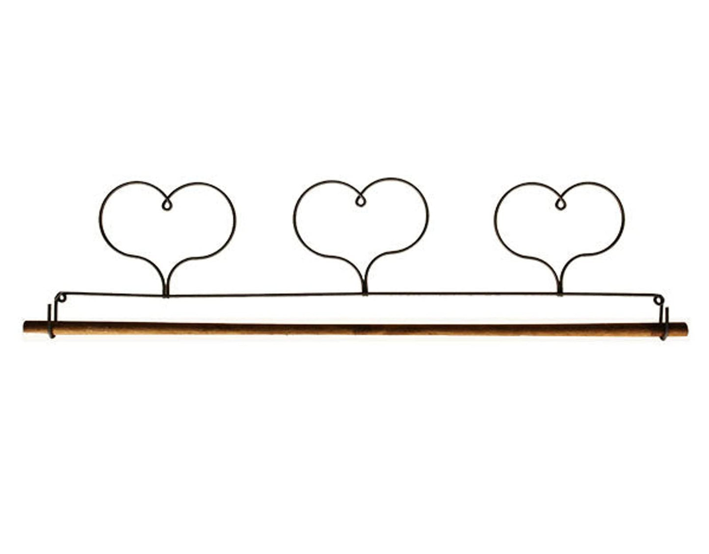 12in Triple Heart Fabric Holder