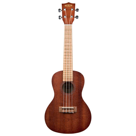 Kala Brand Music Co., 4-String Ukulele, Light Mahogany Stain, Learn to Play Kit (KA-15C-BNDL2006)