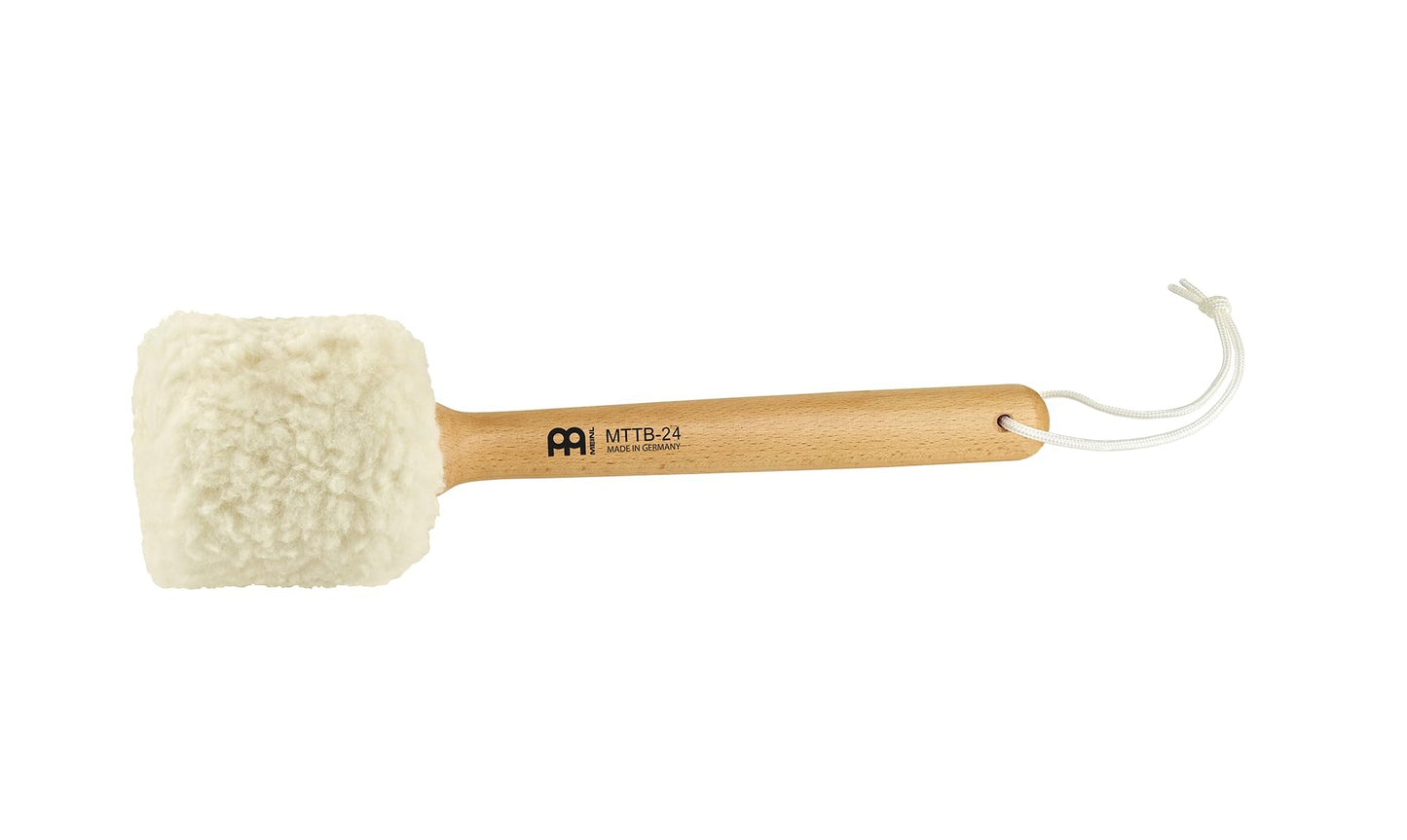 Meinl Cymbals Tam Beater for 24" Gongs, Synthetic Wool-Made in Germany-Beech Wood Handle (MTTB-24)