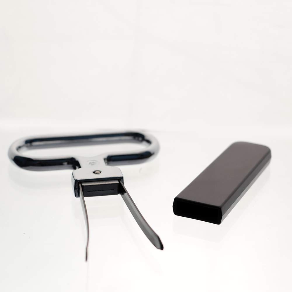 Vacu Vin Cork Puller, Silicone, Silver, 10.5x16x1.4 cm