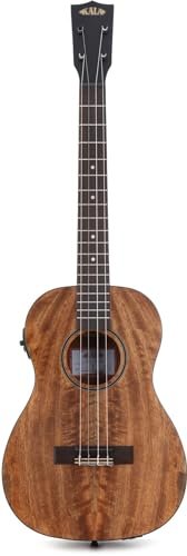 Kala Brand Music Co., 4-String Ukulele, Right, Natural, Baritone-EQ (KA-CM-BE)