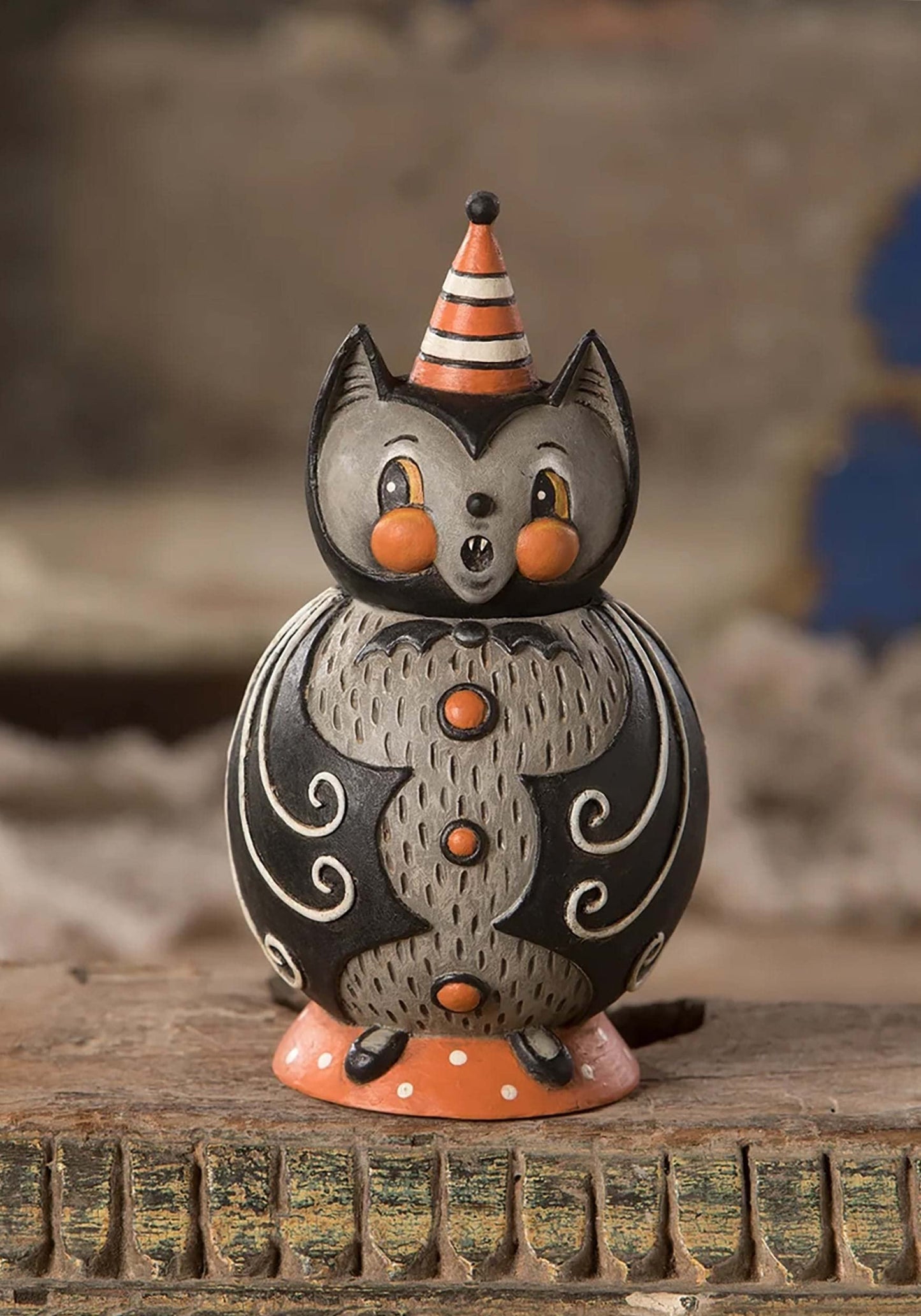 Bethany Lowe JP0381 Batty Baxter Spooks Jar Figurine
