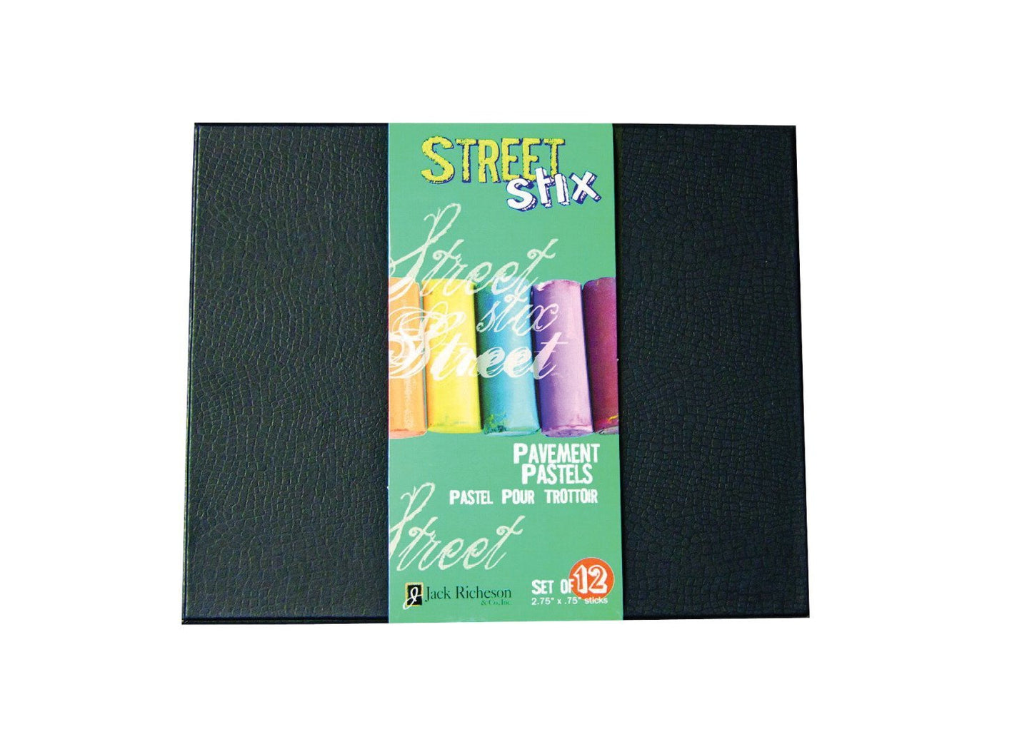 Jack Richeson 427375 Street Stix Pastels (Set of 12), 12 Count (Pack of 1)