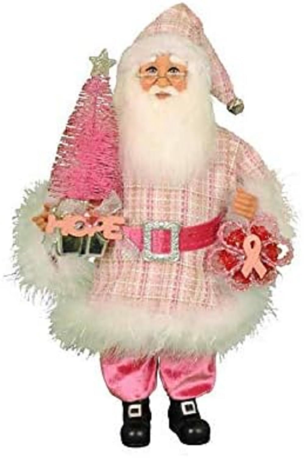 Karen Didion Originals Hope Santa Figurine, 17 Inches - Handmade Christmas Holiday Home Decorations and Collectibles