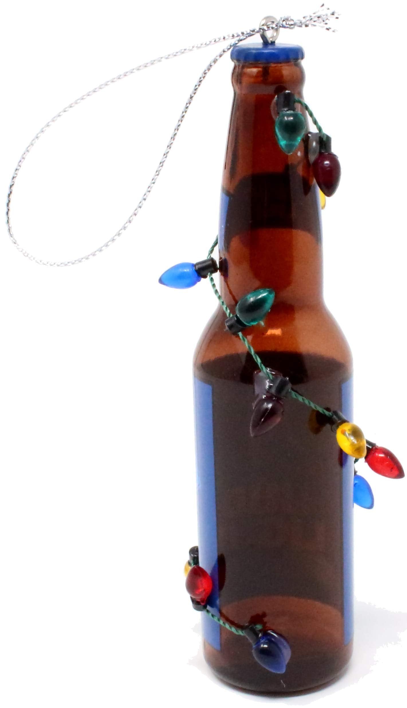 Kurt Adler Budweiser and Bud Light Beer Bottle Ornaments (Bud/Bud Light Two Pack)