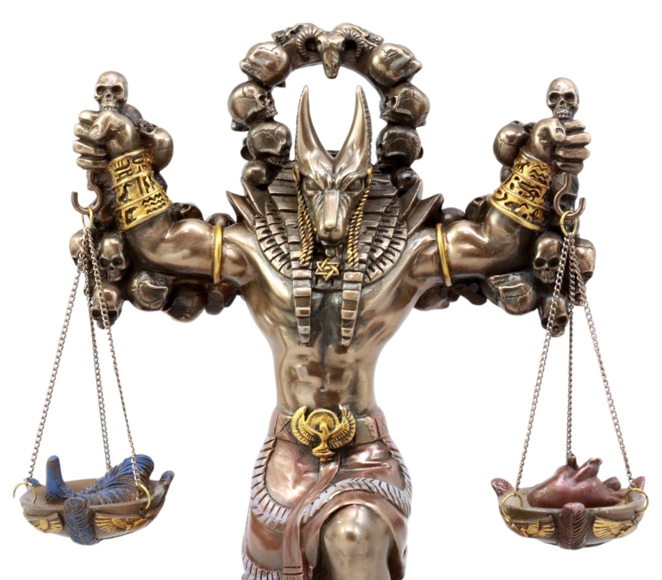 Pacific Giftware Ancient Egyptian God of Underworld Anubis Guardian of Scales Figurine 8.5 Inches (Bronze)