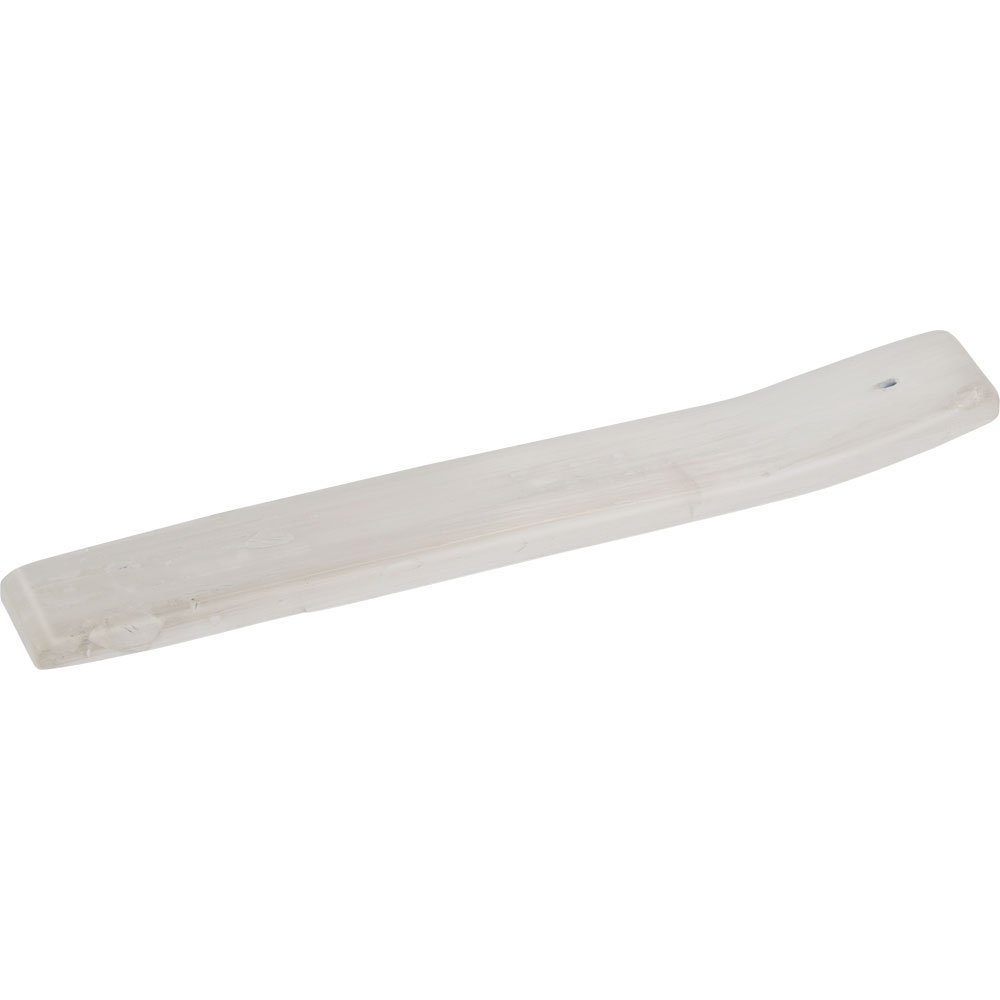 The New Age Source Gemstone Carving Long Incense Holder White Selenite
