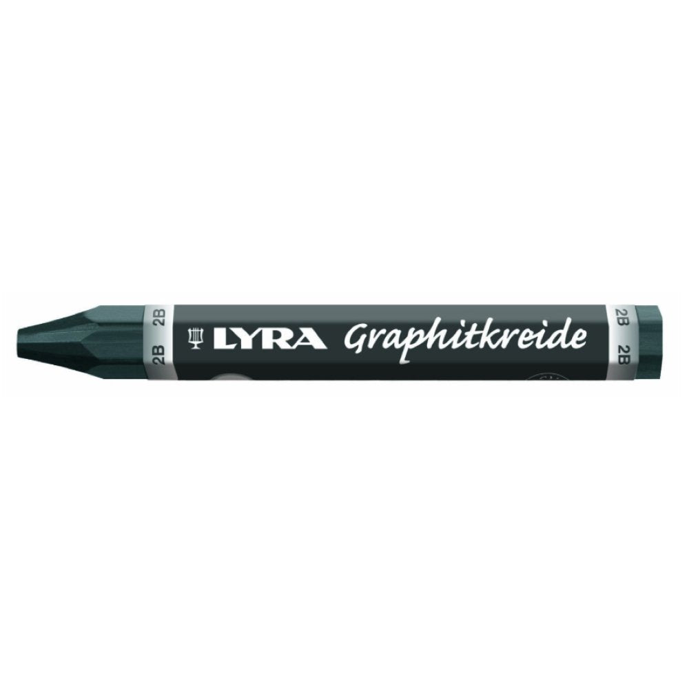 LYRA Graphite Crayons, 6B Hardness, Non Water-Soluble