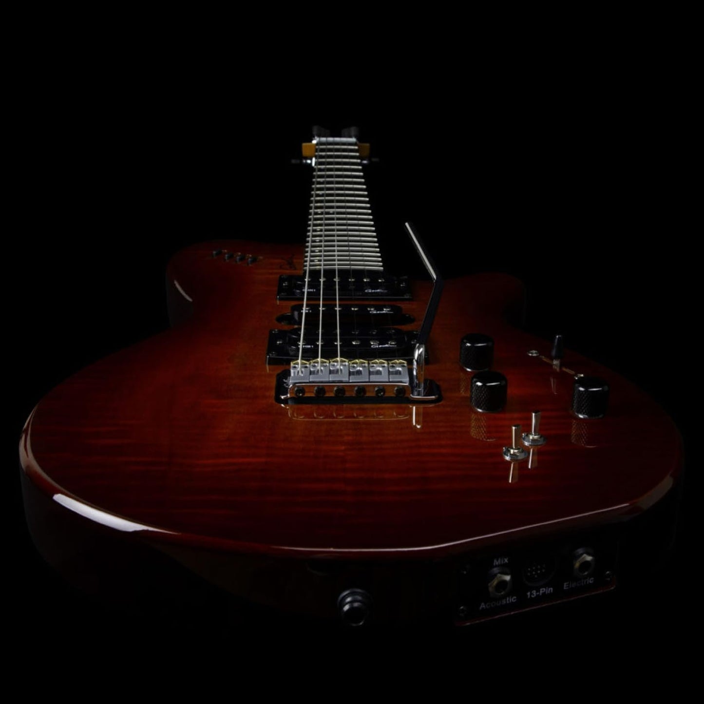 Godin XTSA Solid Body 3-Voice Electric Guitar (Light Burst)