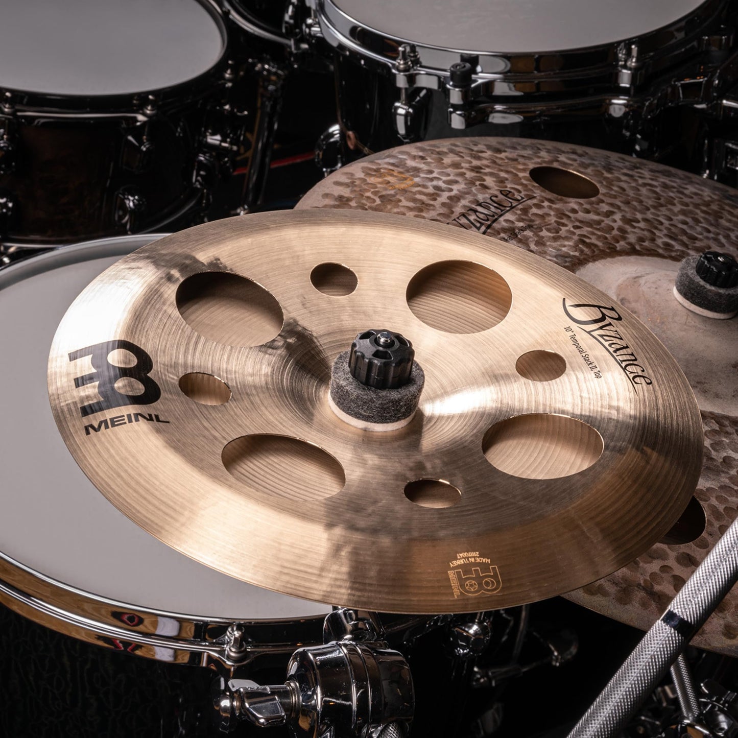 Meinl Cymbals Byzance II Matt Garstka 10" Artist Concept Model Temporal 2 Stack Effect, 2-Year Warranty (AC-TE2)