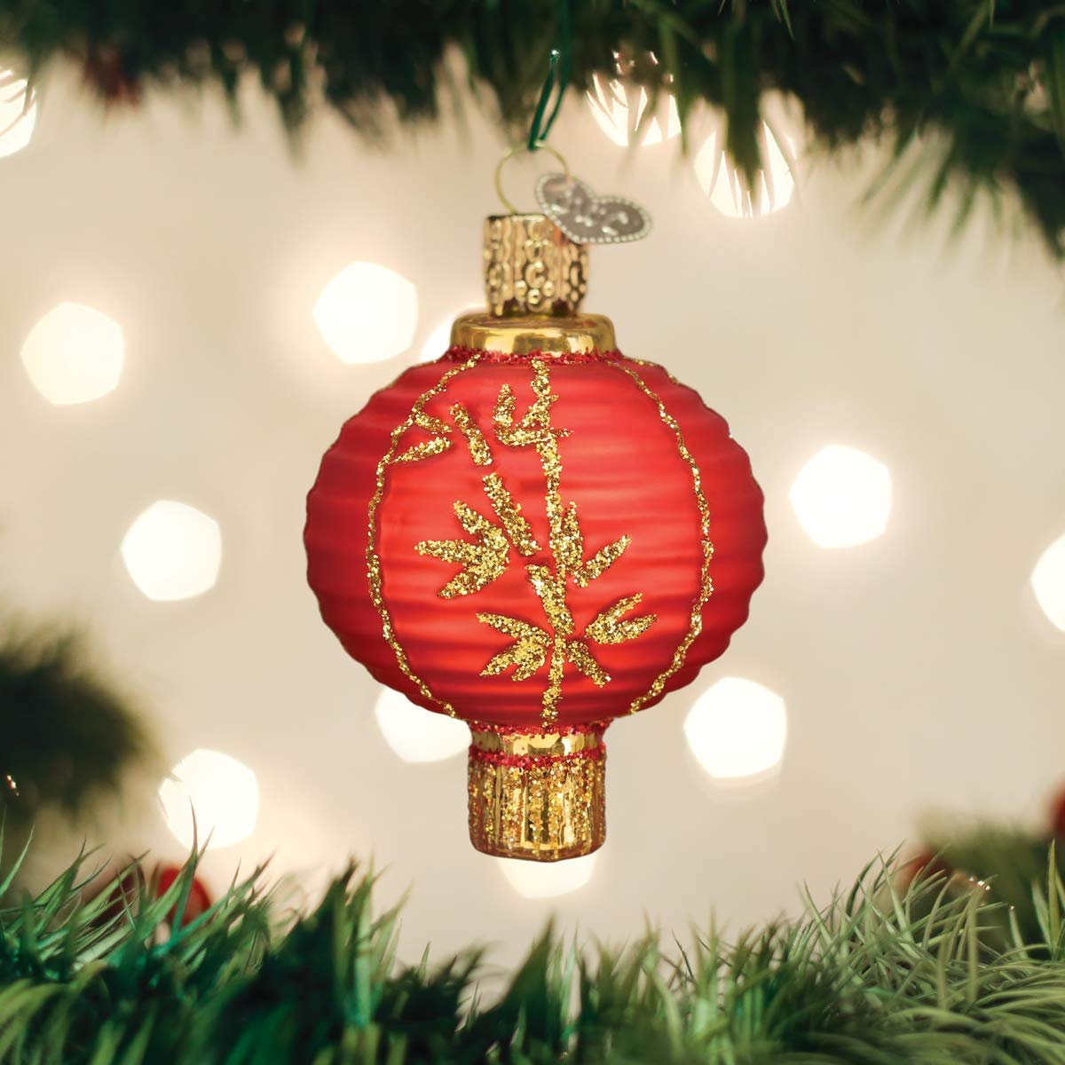 Old World Christmas Chinese Lantern Glass Blown Ornaments for Christmas Tree