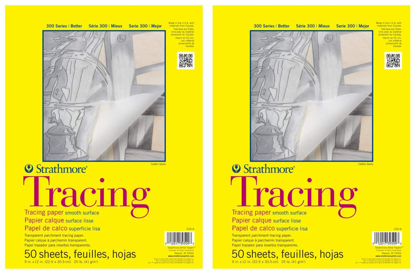 Strathmore Tracing Paper Pad 9x12-50 Sheets