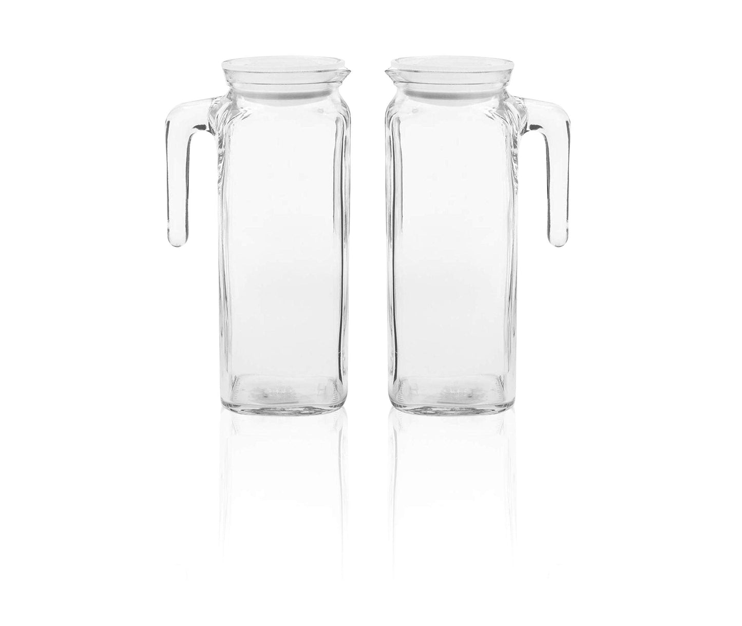 Bormioli Rocco Frigoverre Set Of 2 Glass Jugs