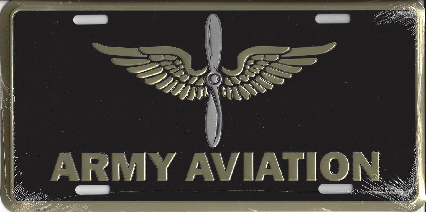 Mitchell Proffitt Army Aviation License Plate